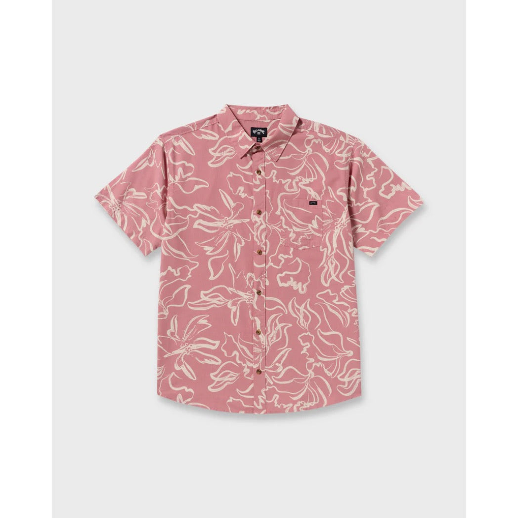 BILLABONG - SUNDAYS MINI SS BUTTON-UP | Faded Rose