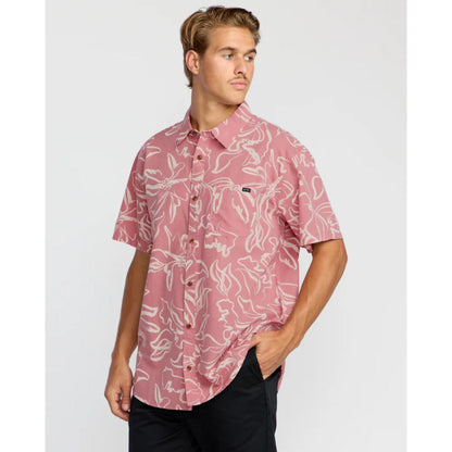 BILLABONG - SUNDAYS MINI SS BUTTON-UP | Faded Rose