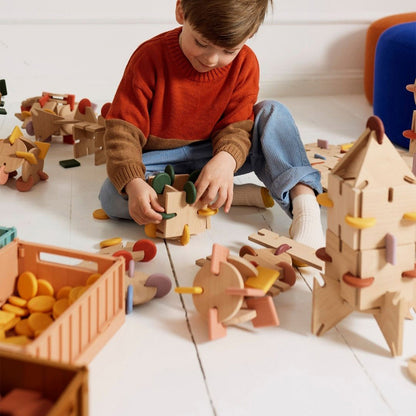 Bavvic Wooden Dreamer Set 64 pieces