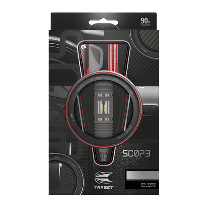 TARGET - Scope SP01 Swiss Point Steel Tip Darts - 90% Tungsten - 25g