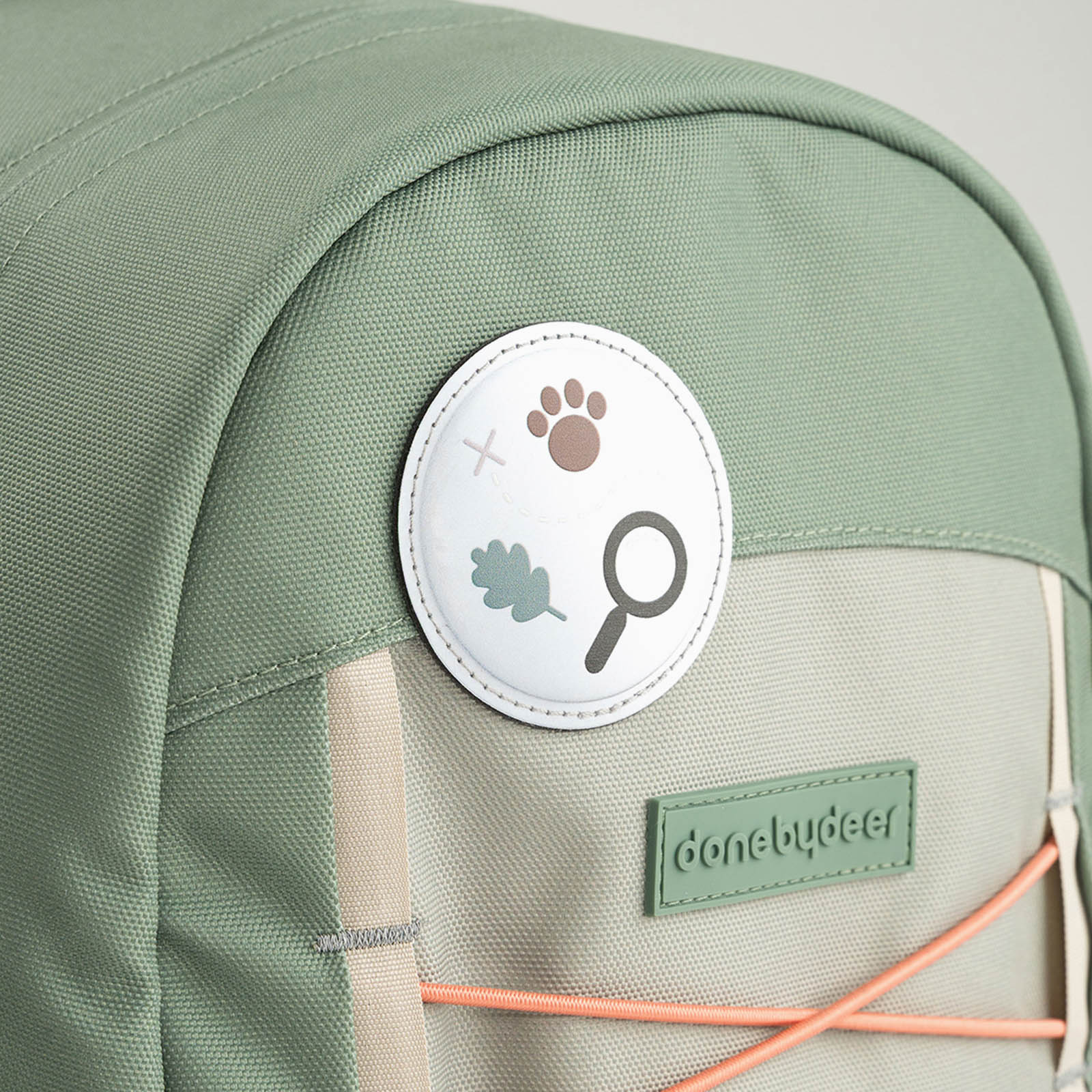 Done by Deer Junior Backpack - Tiny Trails Green 13l