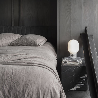 audo copenhagen (menu) | jwda table lamp large | white carrara marble