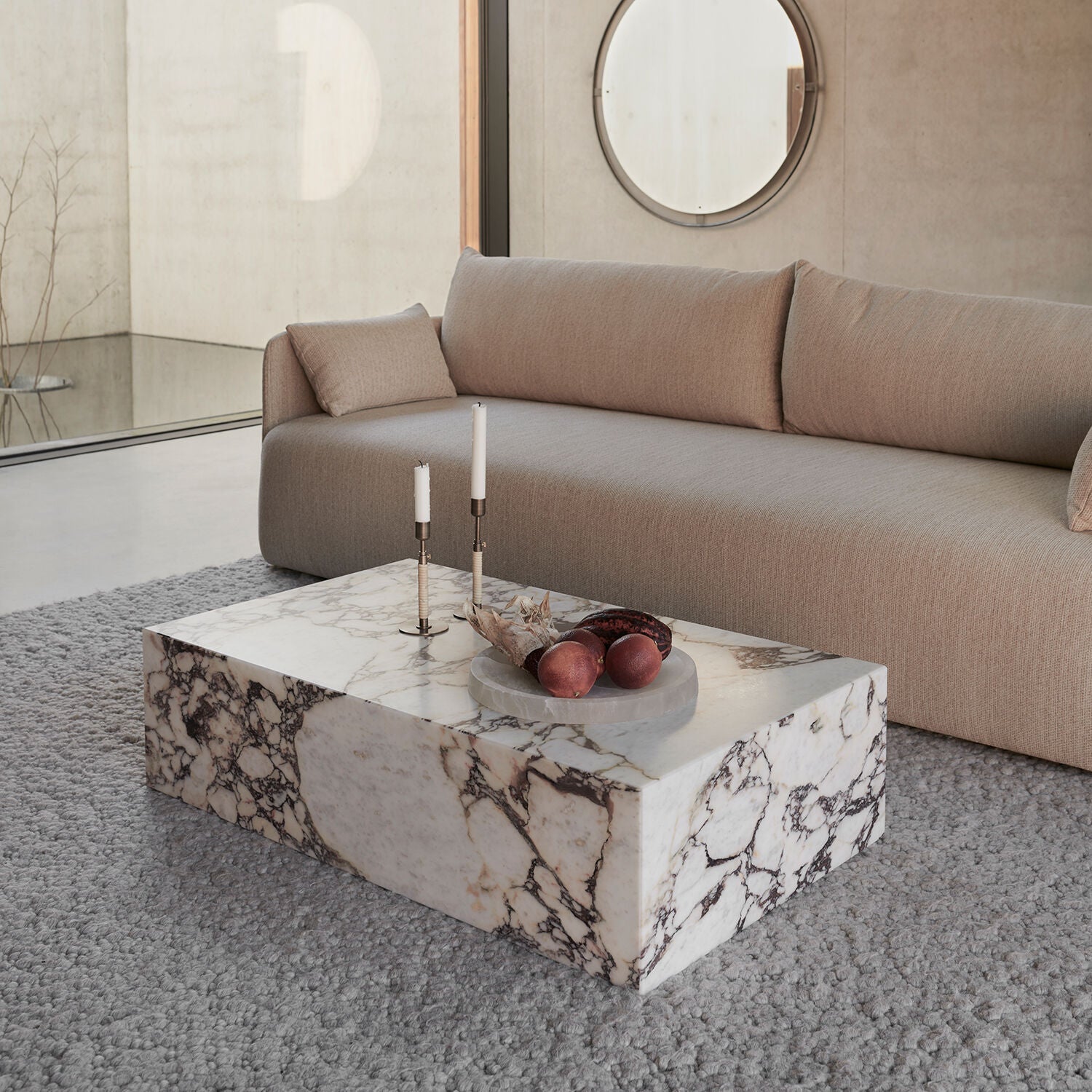audo copenhagen (menu) | plinth low | rose calacatta viola marble