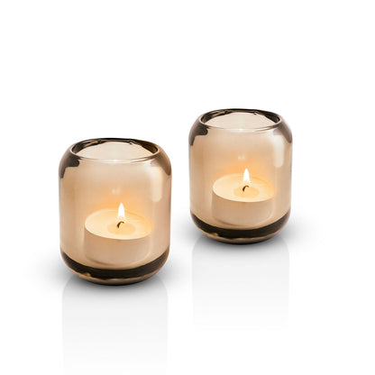 eva solo | acorn tealight candle holder set | amber - DC