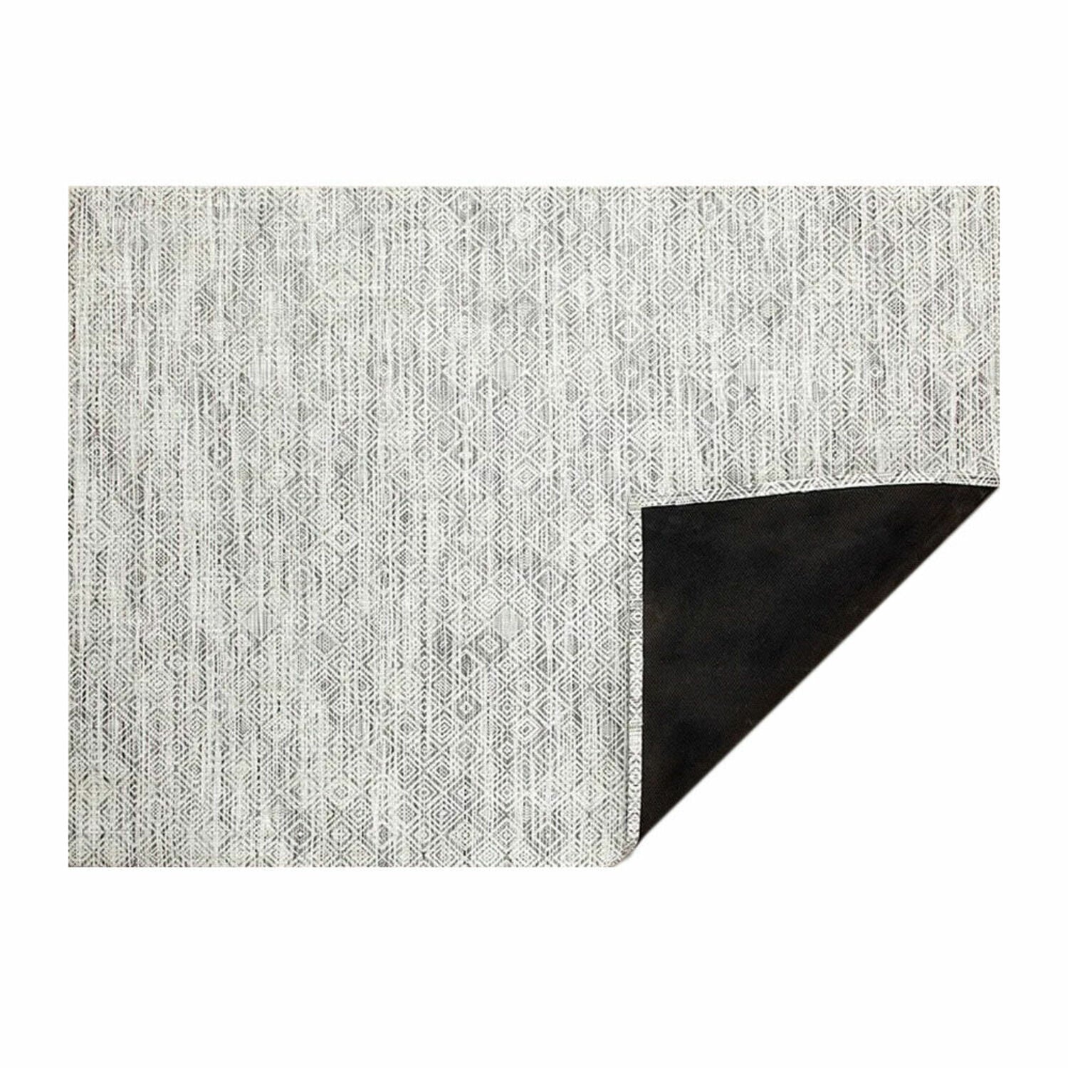 chilewich | woven floormat 183x269cm (72x106") | mosaic black + white