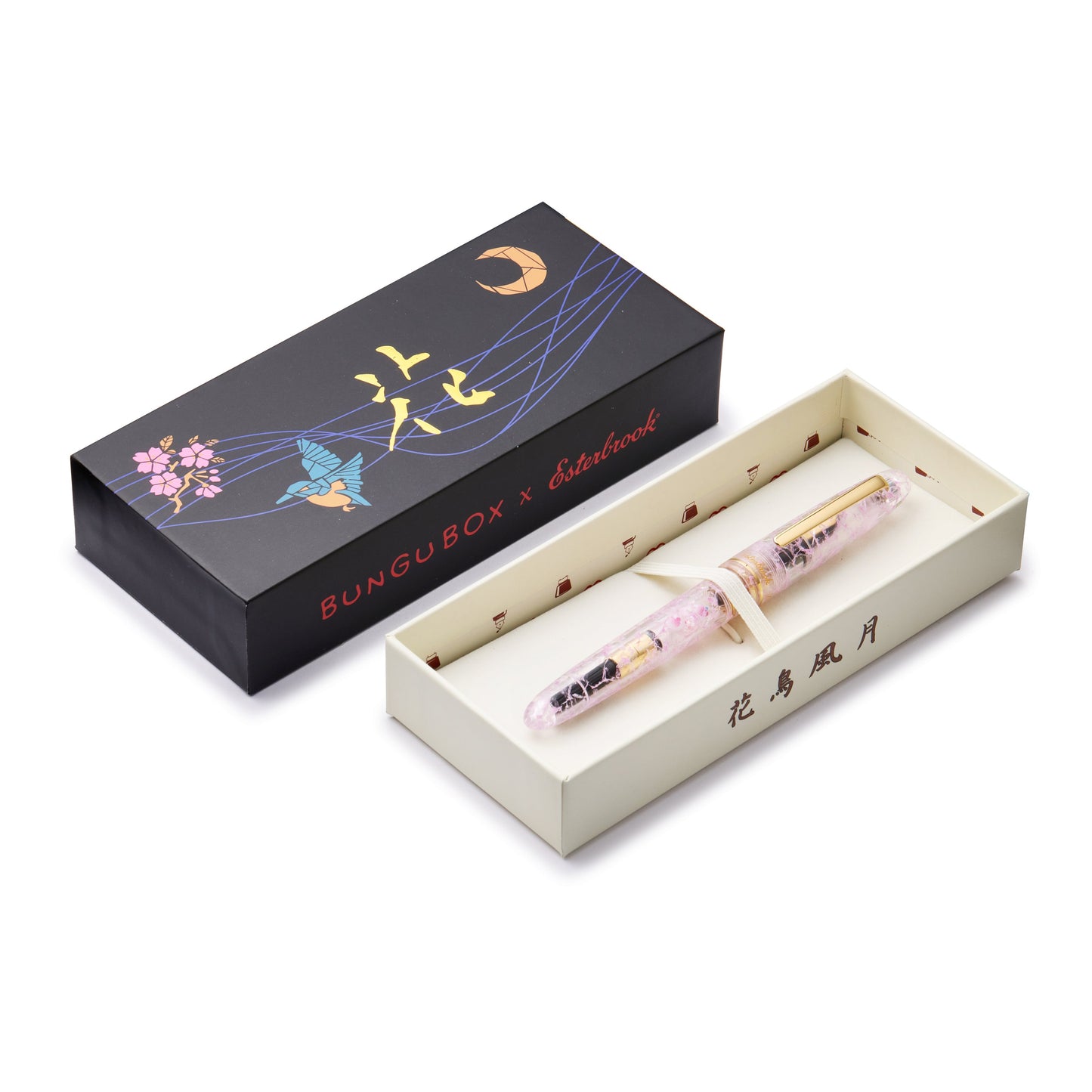 Esterbrook x BUNGUBOX Estie Fountain Pen - Kachofugetsu - Flower - Limited Edition