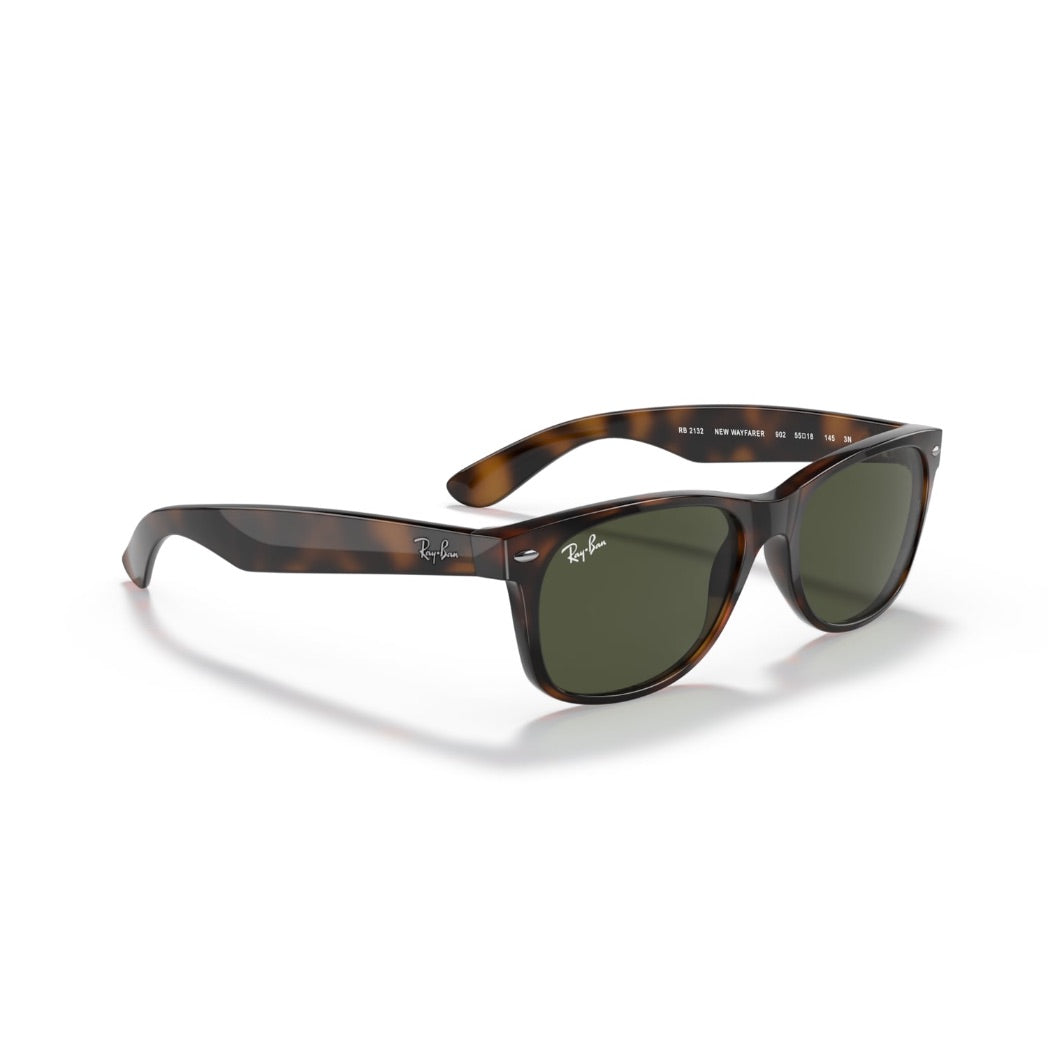 RAYBAN - NEW WAYFARER | Tortoise w/ Green