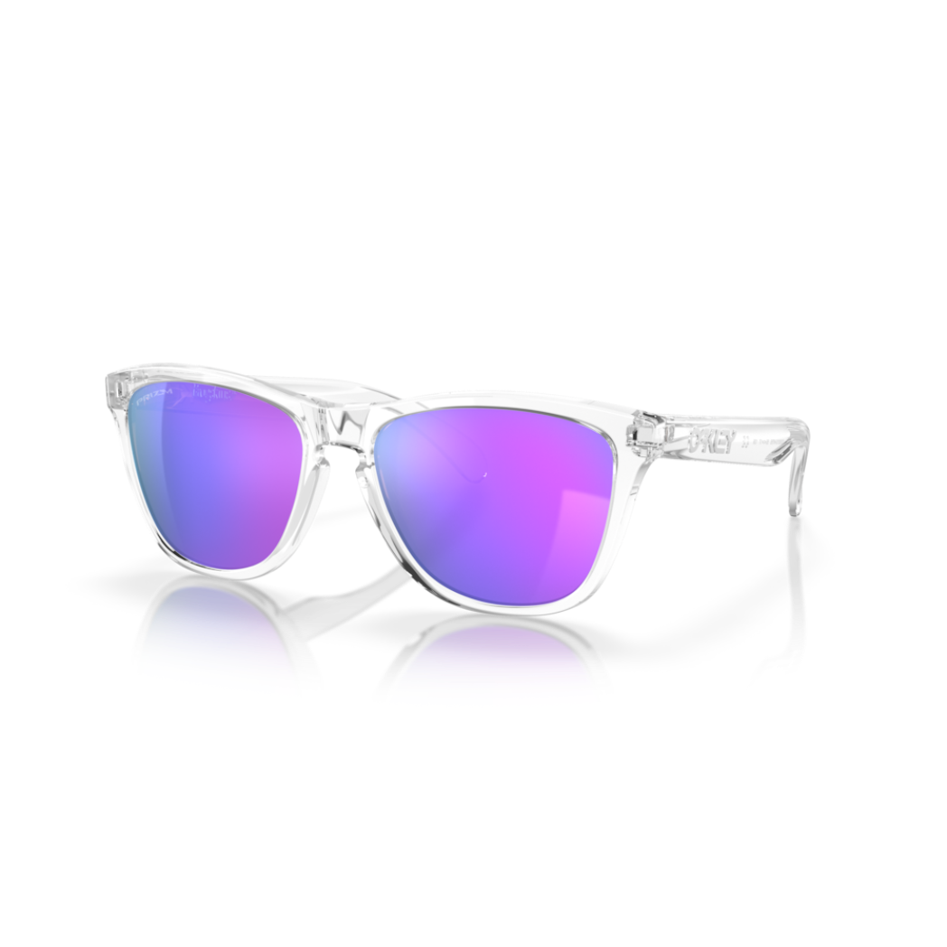 OAKLEY - FROGSKINS | Clear w/ Prizm Violet