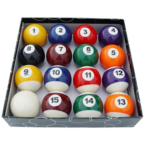 Formula Standard Resin Pool Balls - Boxed 2 1/16"