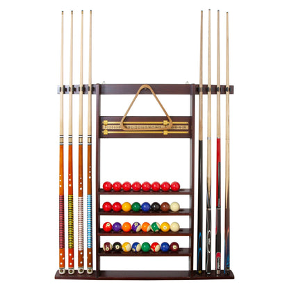 Combi Cue Rack - WALNUT