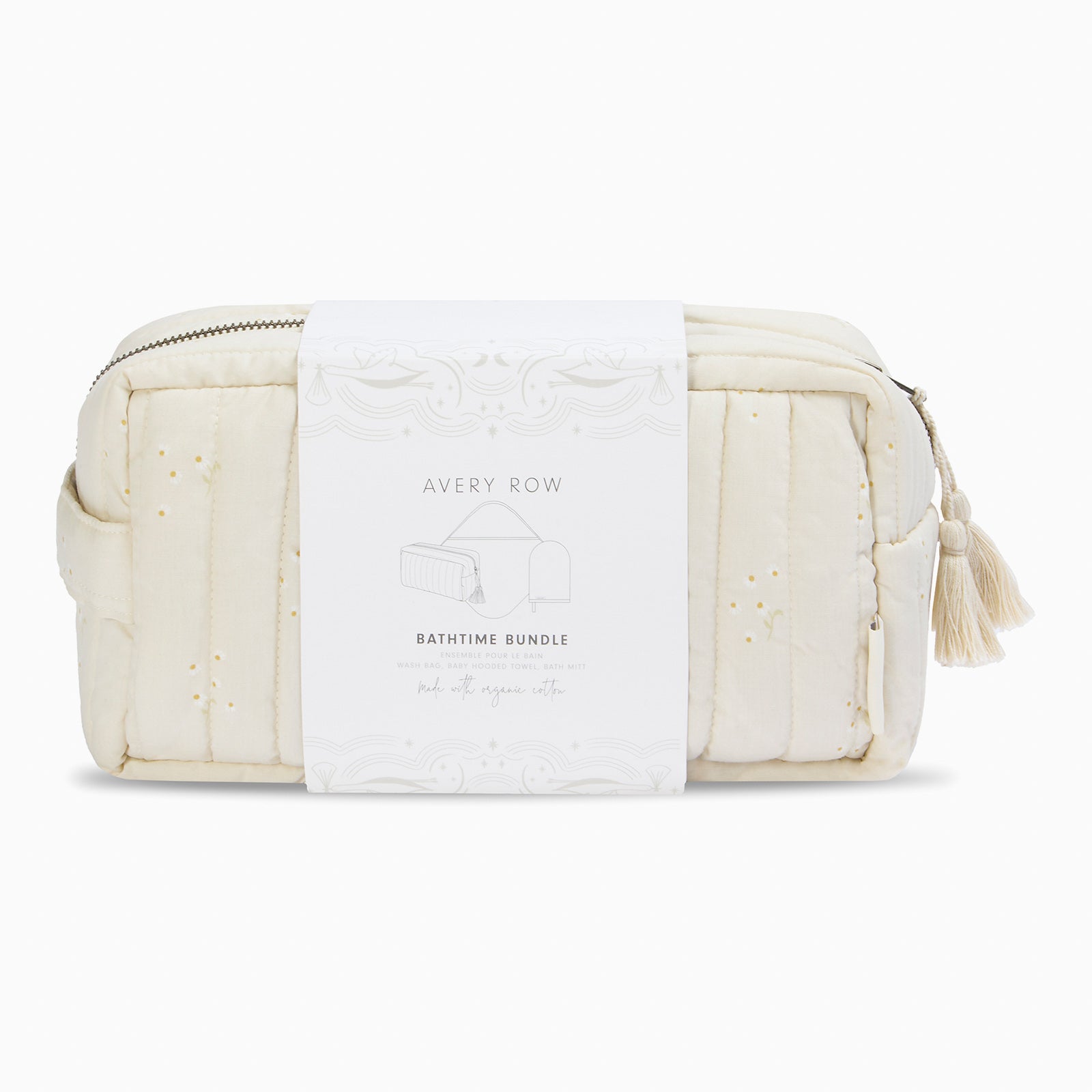 Avery Row Bathtime Bundle New Baby Gift Set - Chamomile