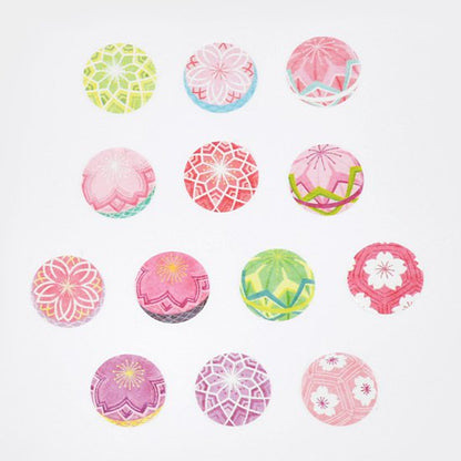 Bande Japanese Pattern - Pink Temari Balls