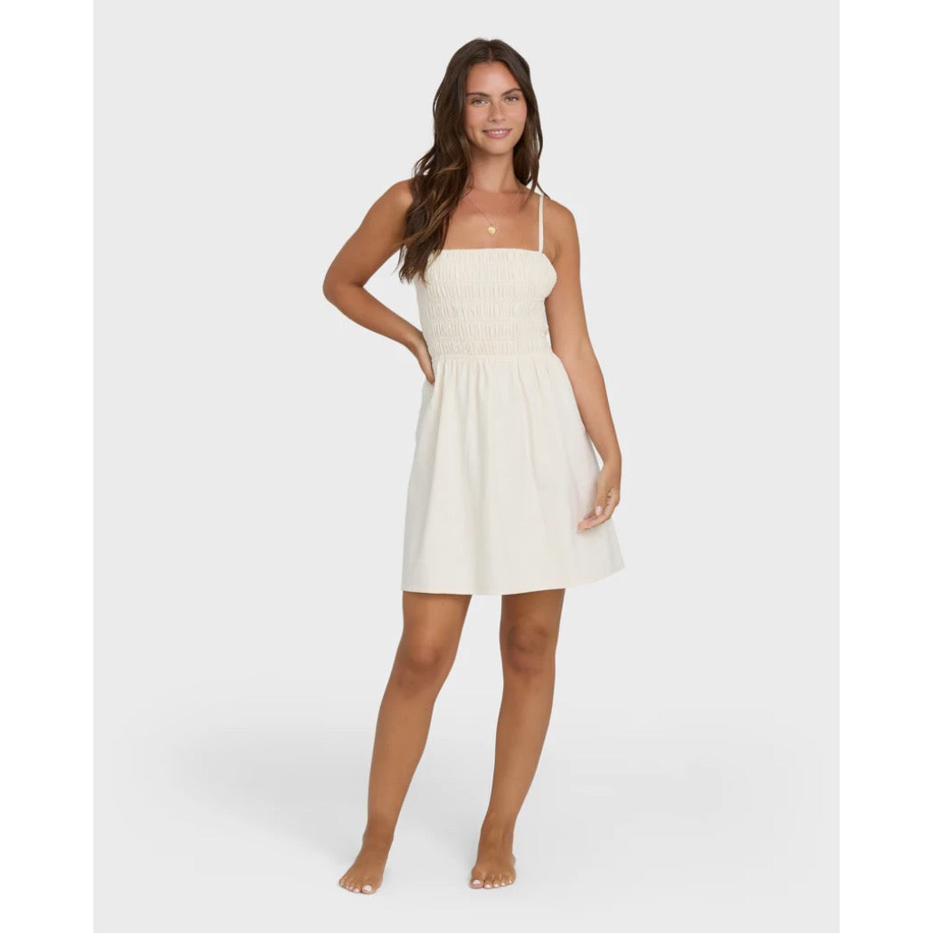 BILLABONG - SUNS OUT MINI DRESS | White Cap