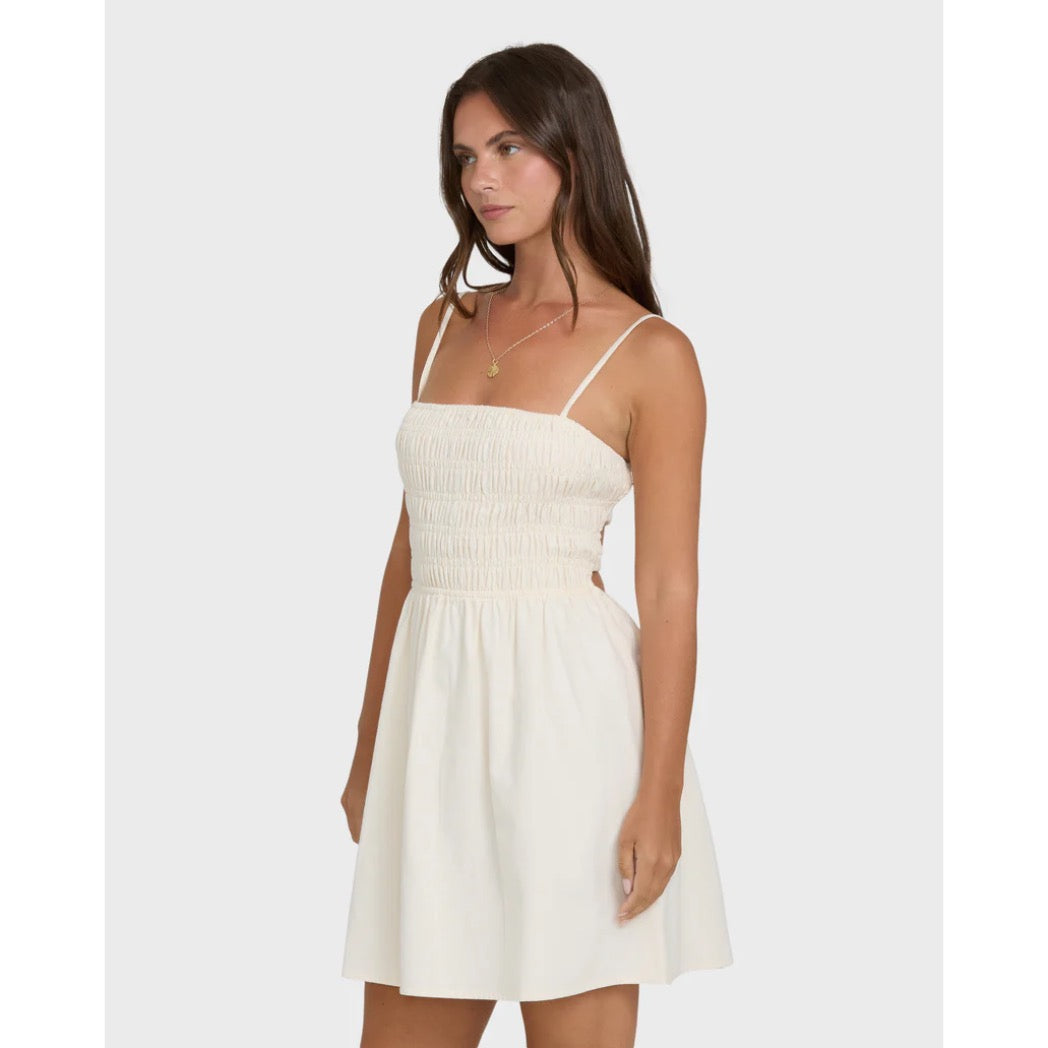 BILLABONG - SUNS OUT MINI DRESS | White Cap