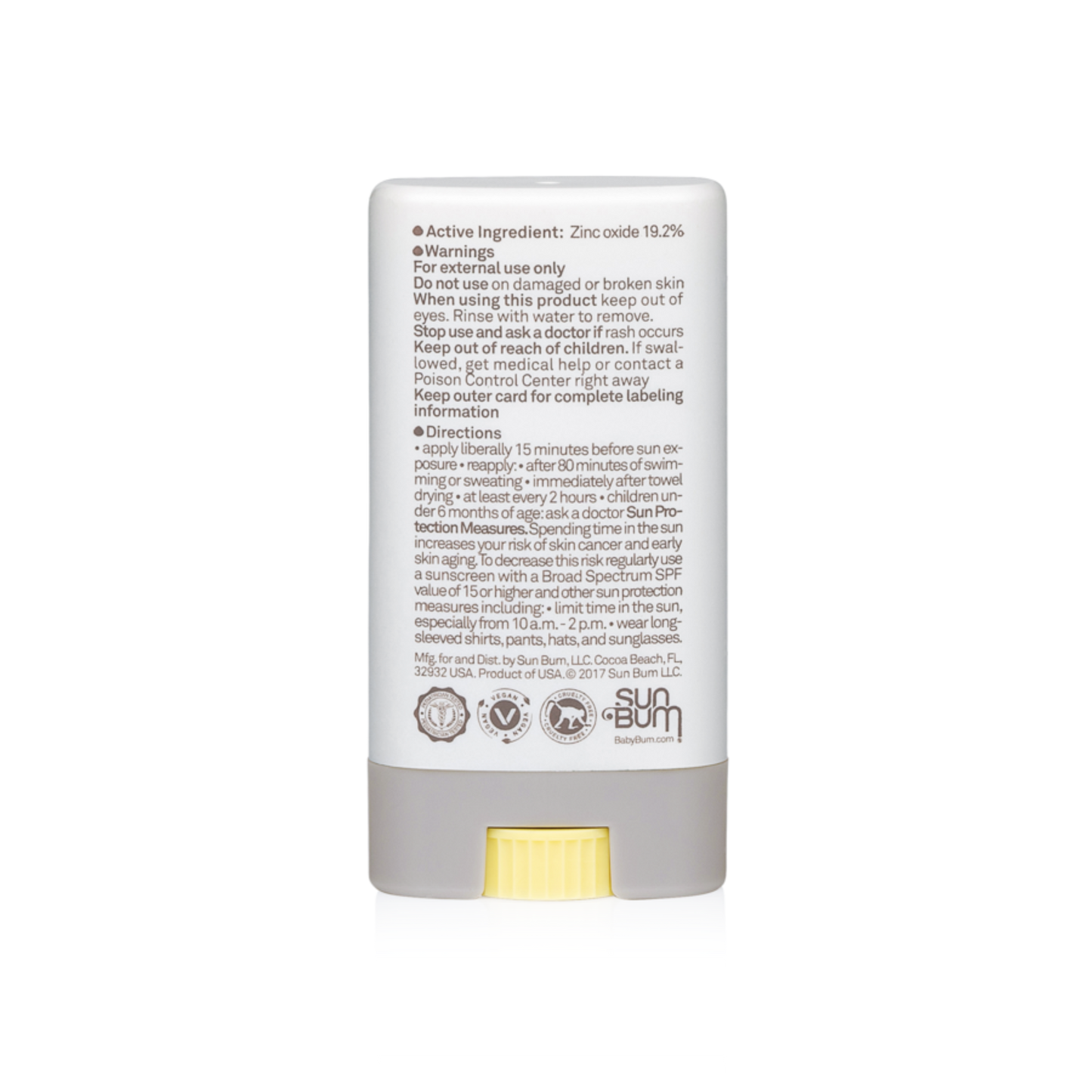 SUN BUM - Baby Bum | Face Stick SPF 50