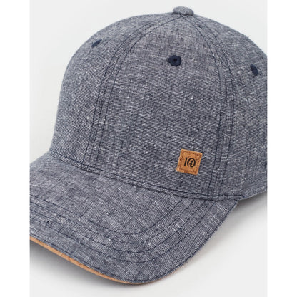 TENTREE - CORK ICON HEMP ELEVATION CAP | Midnight Blue Heather
