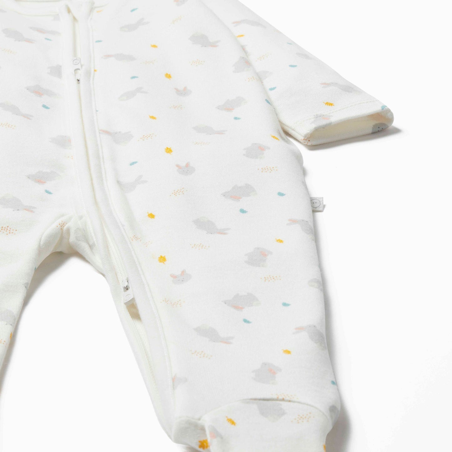 Bunny Printed Clever Zip Sleepsuit