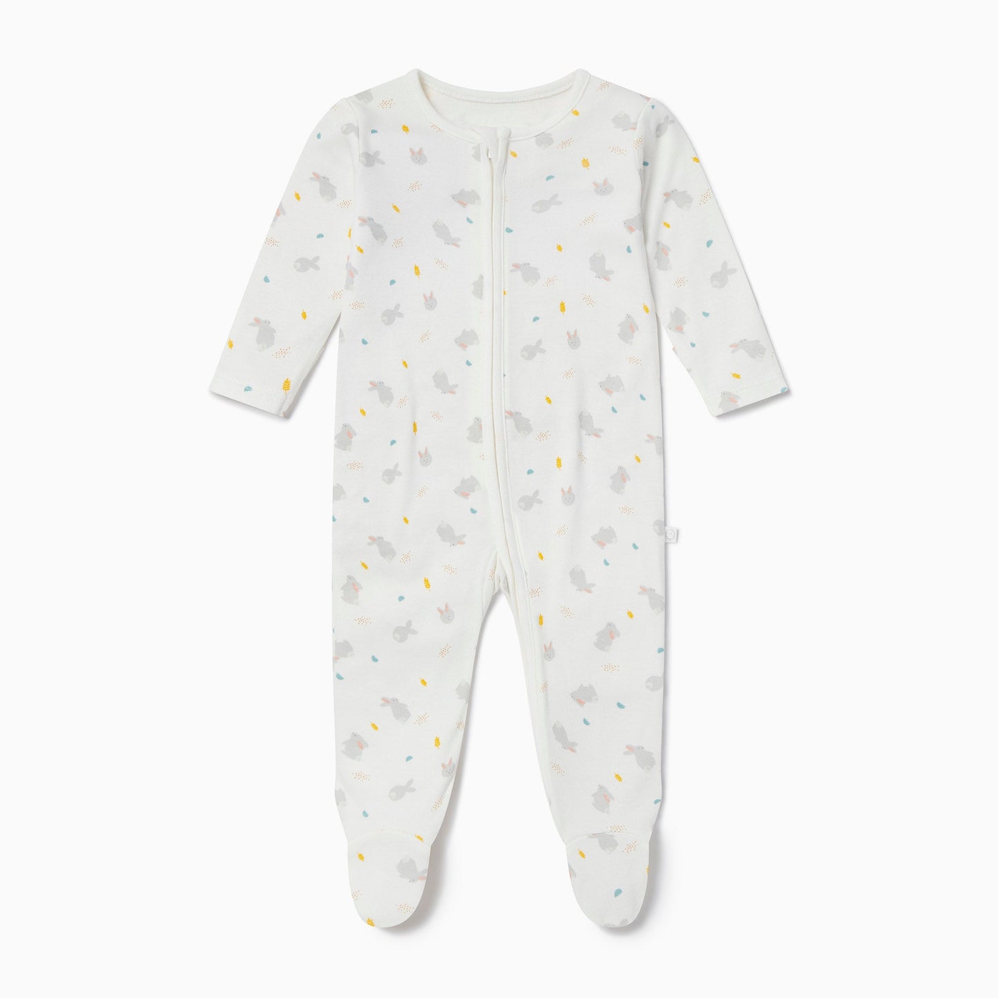 Bunny Printed Clever Zip Sleepsuit