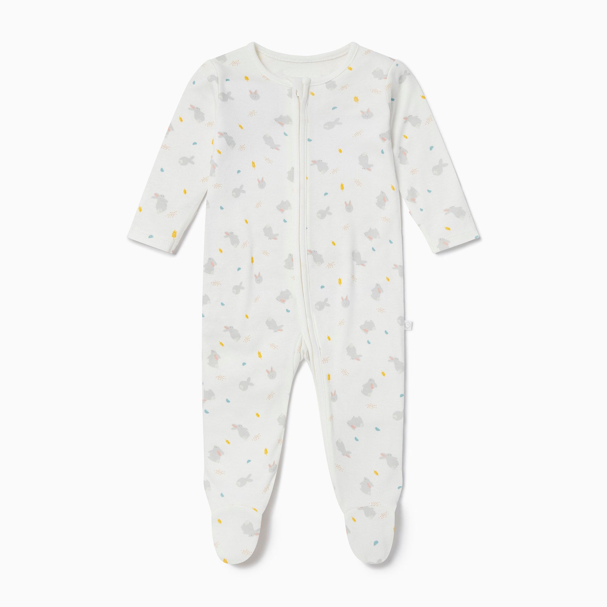 Bunny Printed Clever Zip Sleepsuit