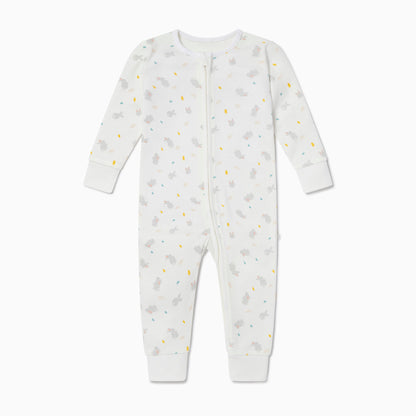 Bunny Printed Clever Zip Sleepsuit