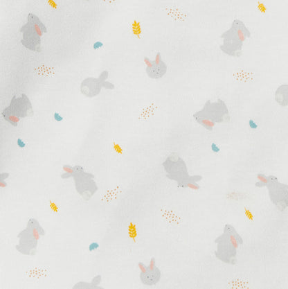 Bunny Printed Clever Zip Sleepsuit