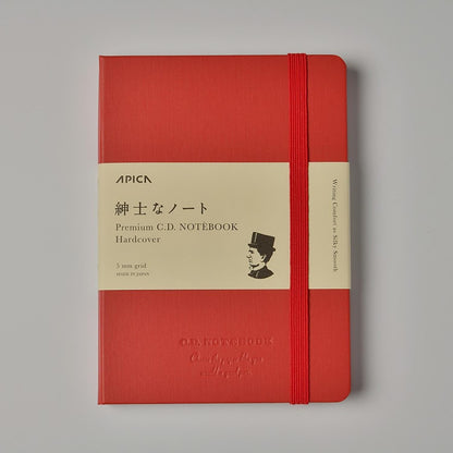 Apica Premium C.D. Hard Cover Notebook - A6 - Grid