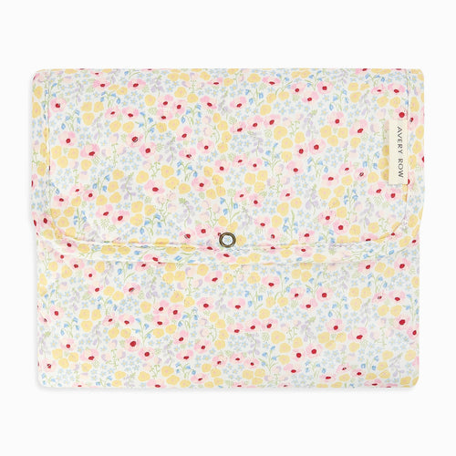 Avery Row Travel Changing Mat - Wildflower Garden