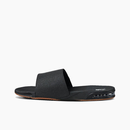 REEF - FANNING SLIDE | BLACK/SILVER