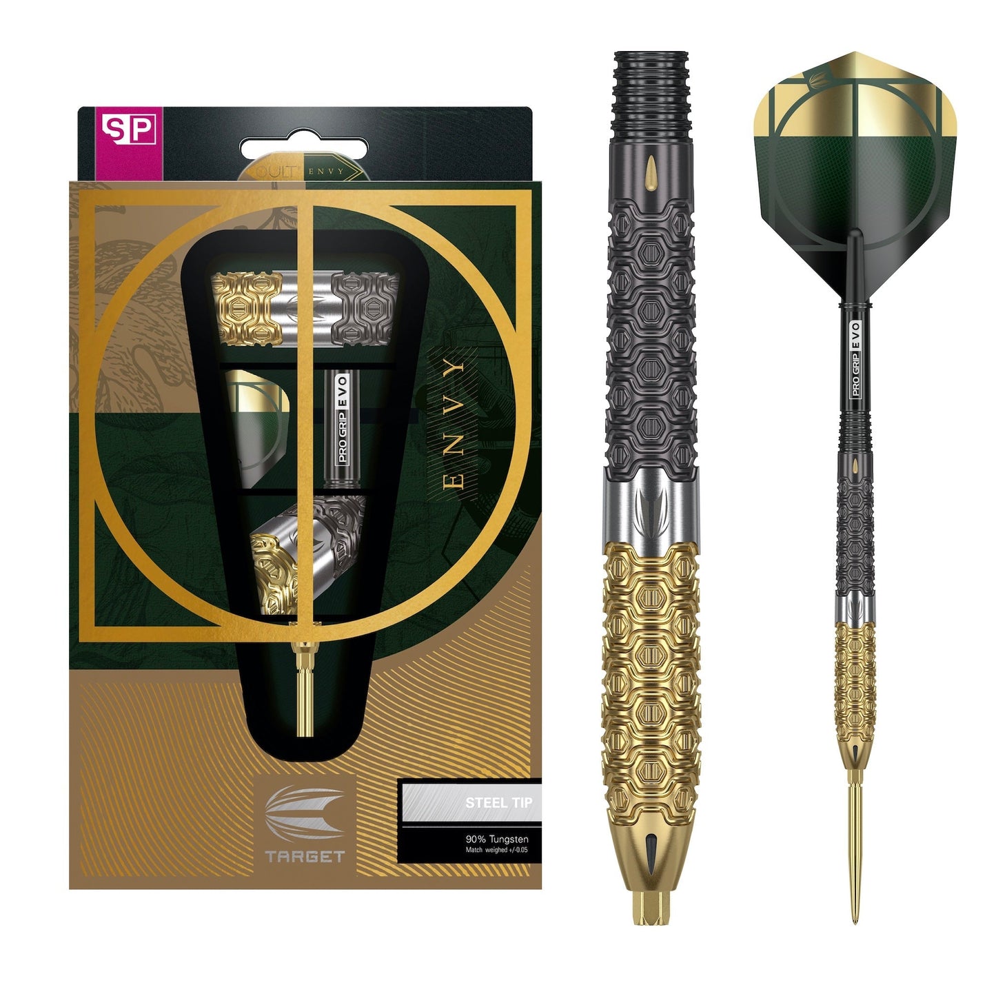 TARGET - Cult Envy SP02 Steel Tip Darts - 90% Tungsten - 24g