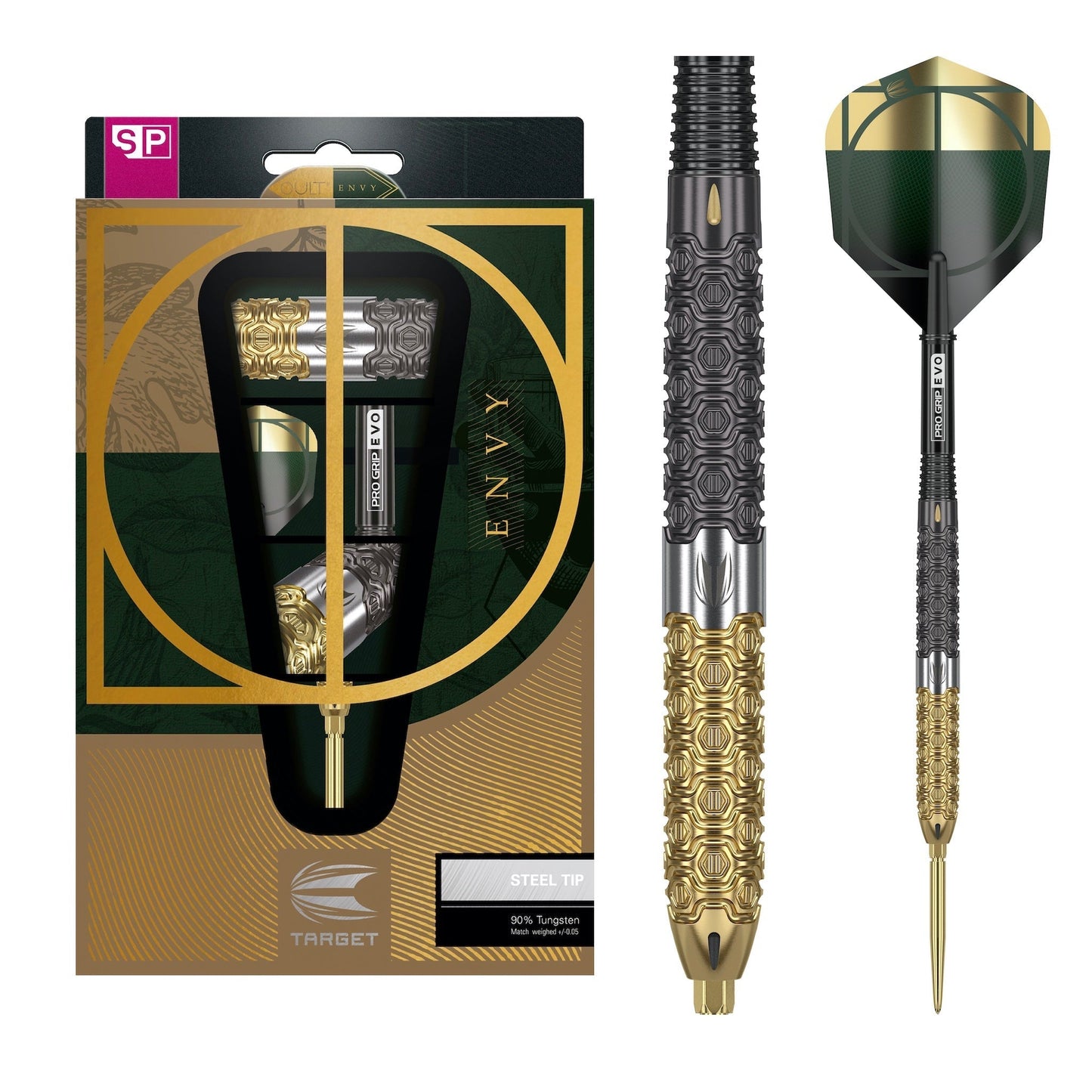 TARGET - Cult Envy SP03 Steel Tip Darts - 90% Tungsten - 26g