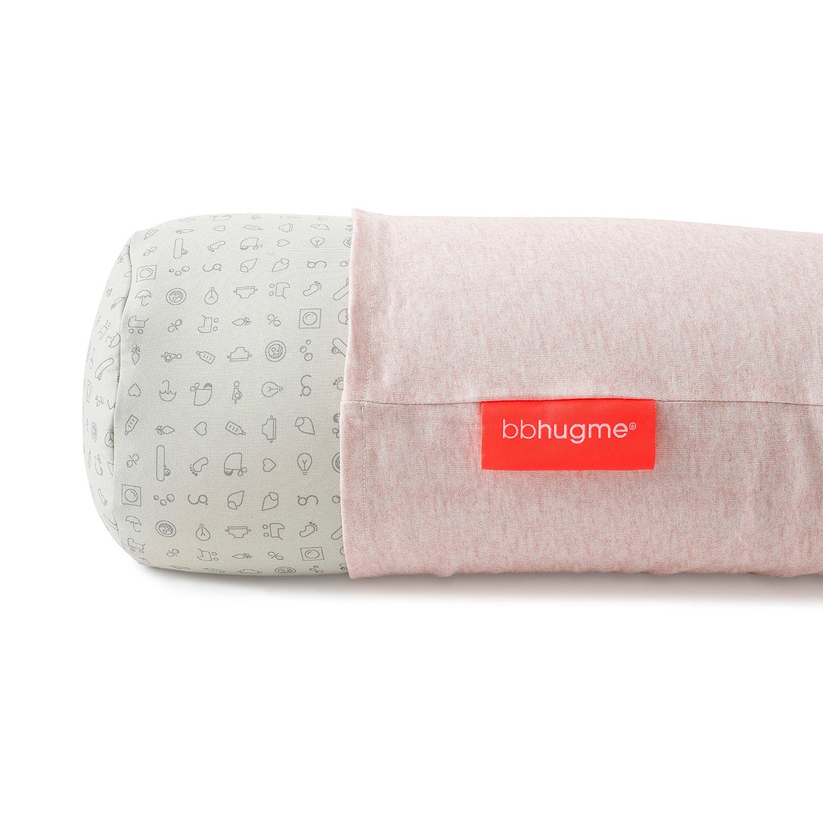 bbhugme Nursing Pillow - Pink Melange