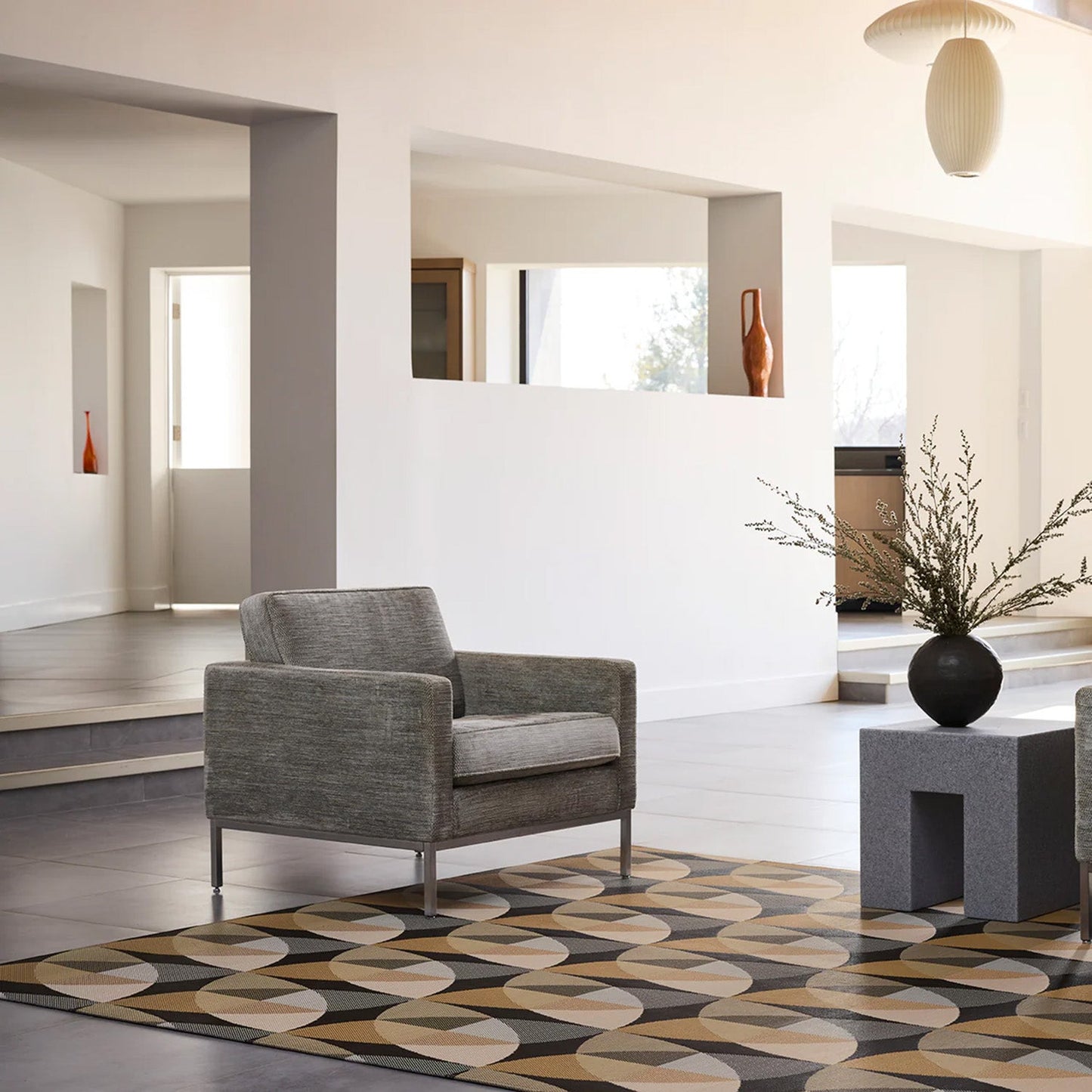 chilewich | woven floormat 76x269cm  (30x106") | canopy honey