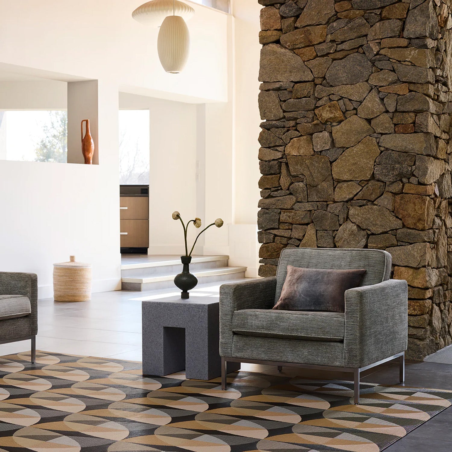 chilewich | woven floormat 76x269cm  (30x106") | canopy honey