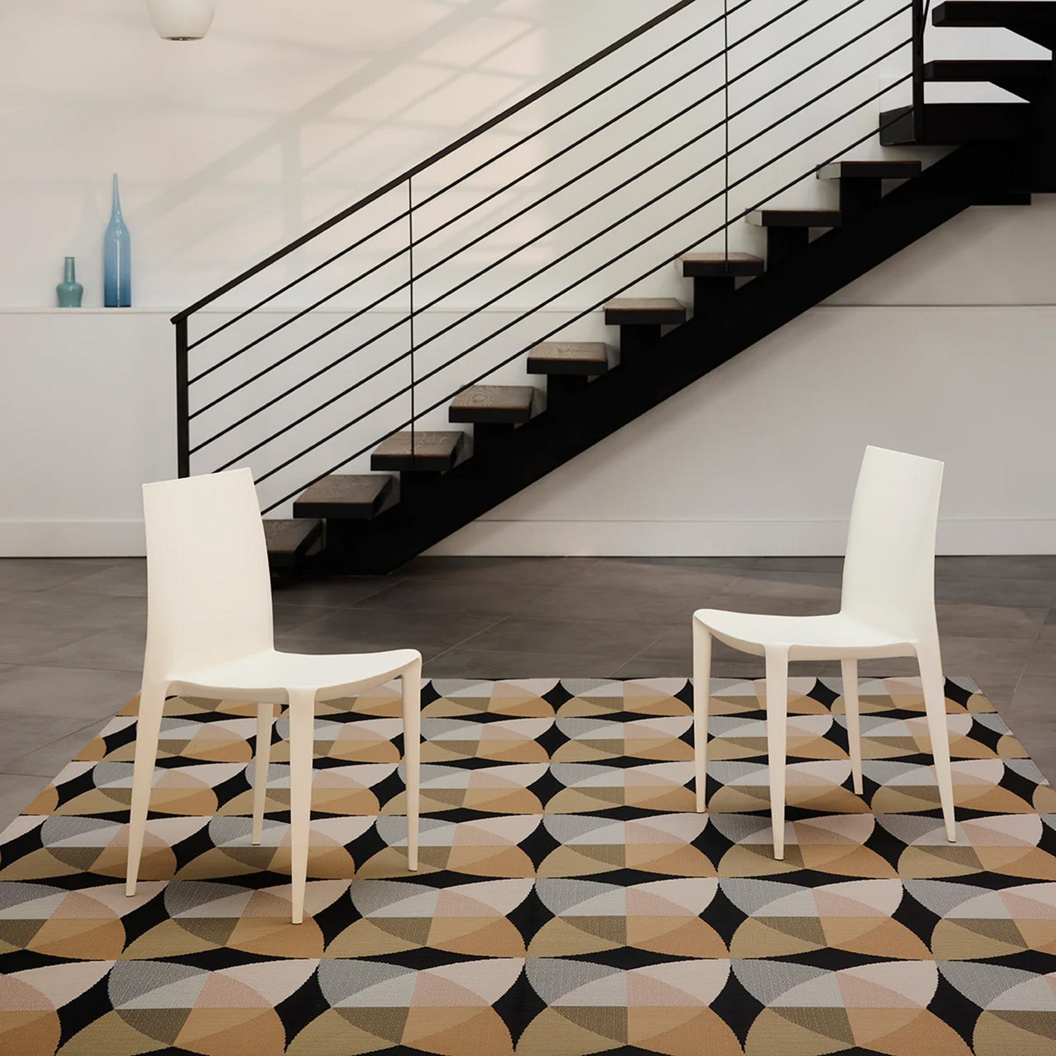chilewich | woven floormat 89x122cm  (35x48") | canopy honey