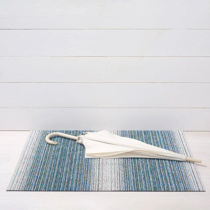 chilewich | shag utility doormat 61x91cm (24x36") | fade lagoon