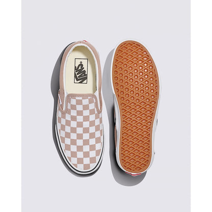VANS - CLASSIC SLIP-ON CHECKERBOARD | WARM TAUPE