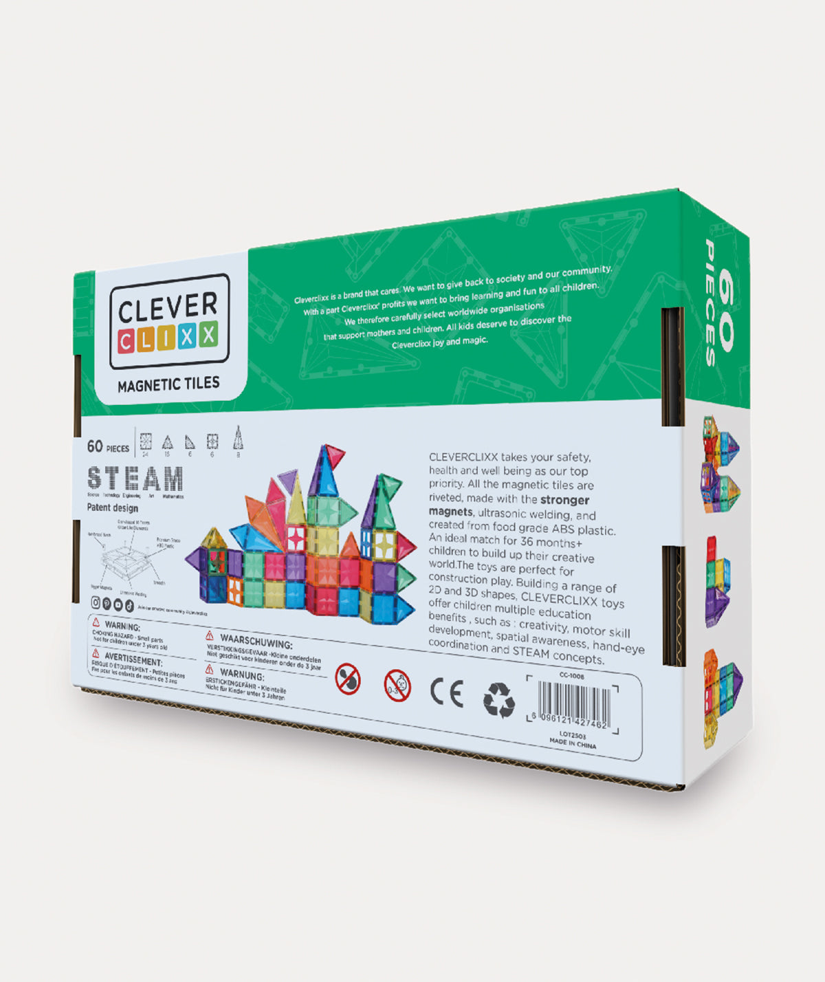 Cleverclixx Original Intense Pack 60 Pieces