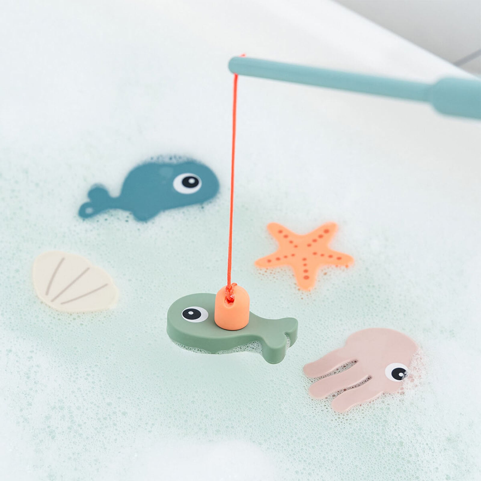 Done By Deer Bath Fishing Toy Sea Friends