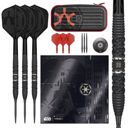 TARGET x STAR WARS - 26g - Darth Vader - Steel Tip Swiss Point - 95% Tungsten Darts