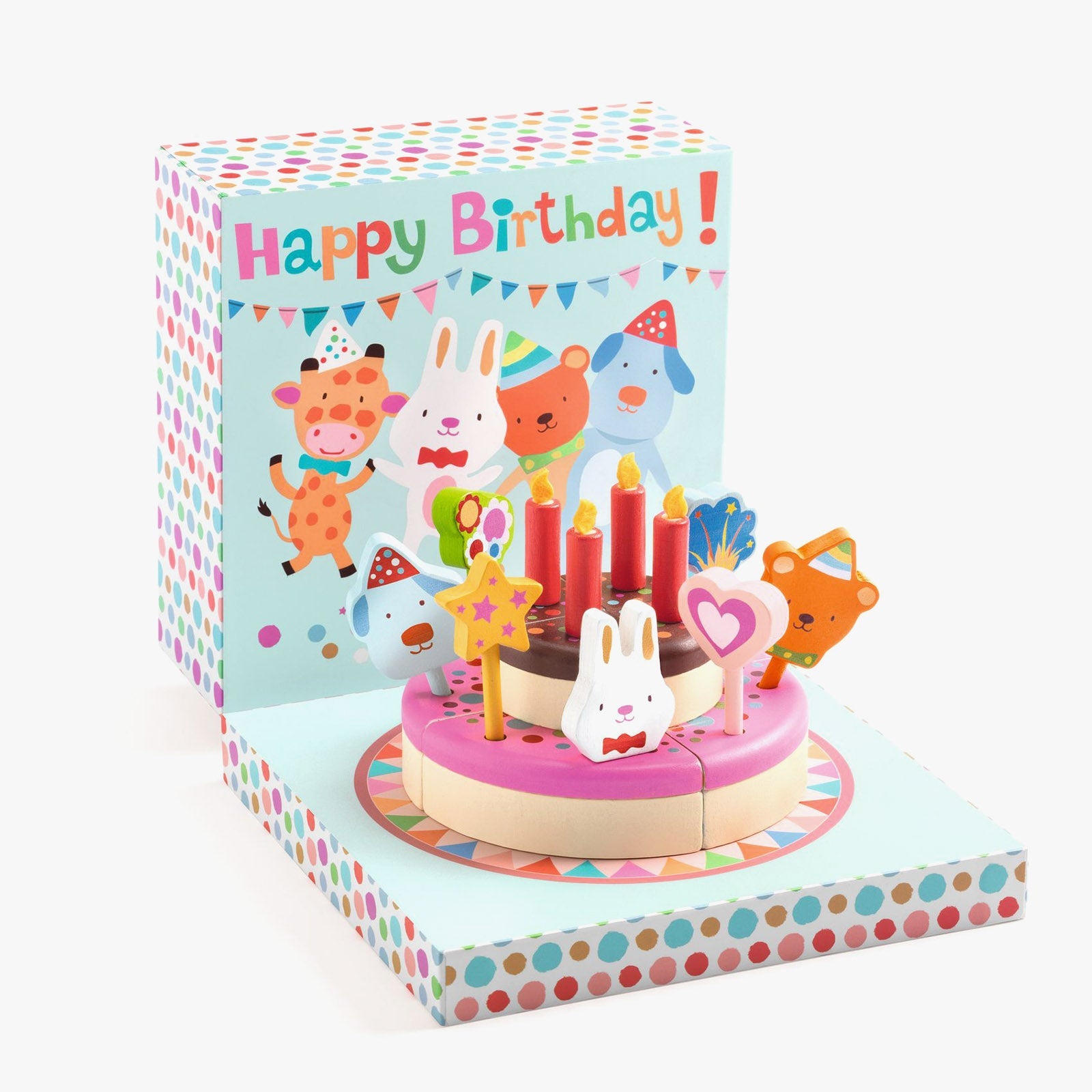 Djeco Wooden Birthday Cake