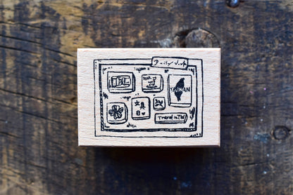 Deer Forest - 試寫桌的印章盤/Dear Forest Stamps Stamp