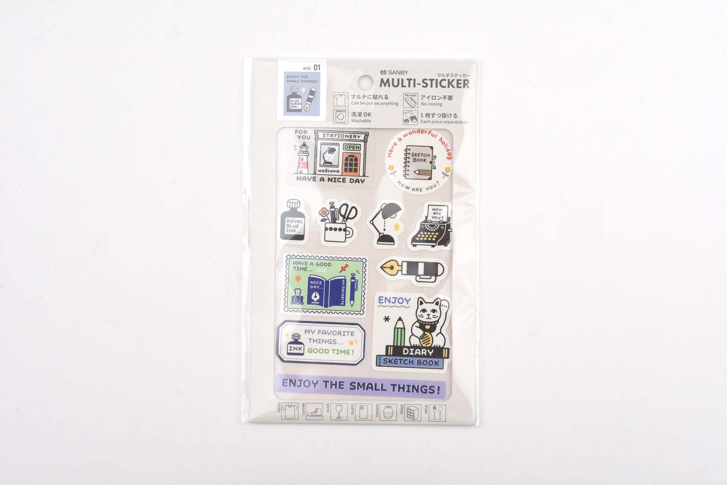 eric x SANBY Multi-Sticker - Enjoy