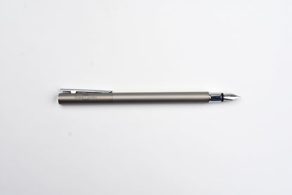 Faber-Castell - Design Neo Slim Fountain Pen - Stainless Steel Matte
