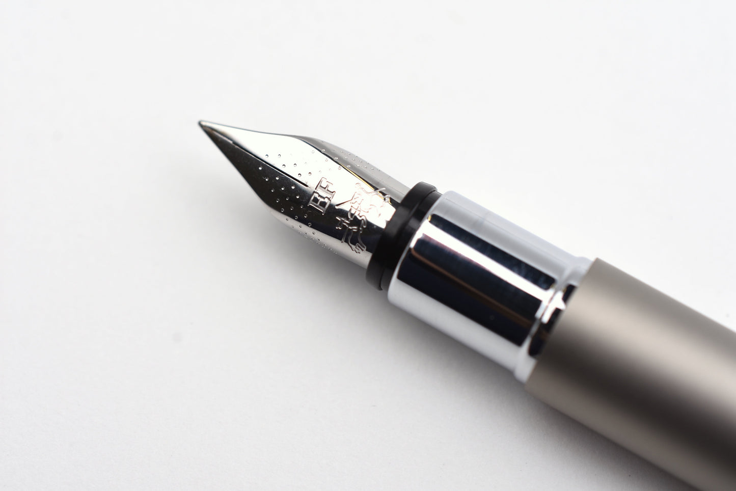 Faber-Castell - Design Neo Slim Fountain Pen - Stainless Steel Matte