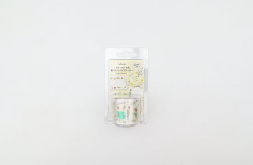 Bande - Writeable Roll Sticker - Happy Flowers