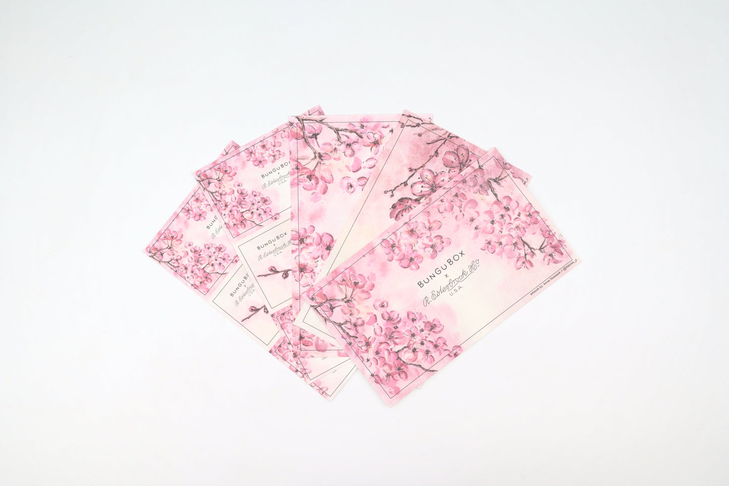 Esterbrook x BUNGUBOX Blotter Paper - Kachofugetsu - Flower - Limited Edition