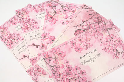 Esterbrook x BUNGUBOX Blotter Paper - Kachofugetsu - Flower - Limited Edition