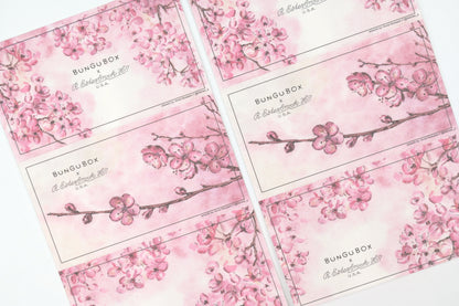 Esterbrook x BUNGUBOX Blotter Paper - Kachofugetsu - Flower - Limited Edition