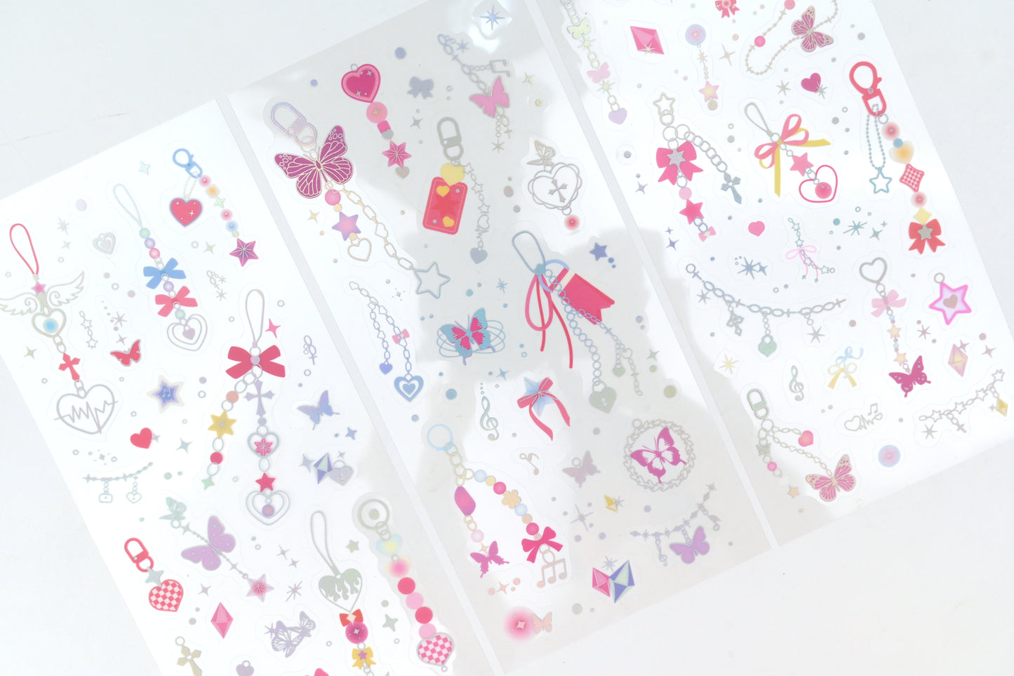 BGM Foil Stamping Iride Sticker Sheets - Sparkling Charms