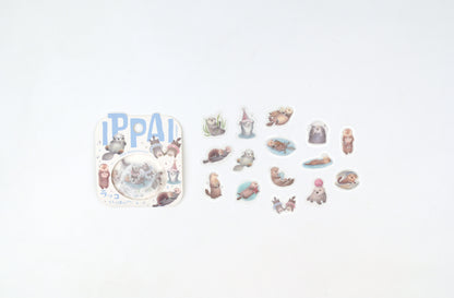 BGM Flake Sticker - IPPAI - Full of Otters